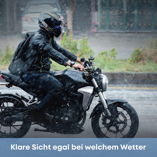 Watroprop: Der "Scheibenwischer" für Motorradfahrer